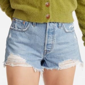Levi’s 501® HIGH RISE WOMEN'S SHORTS - Ojai Slide - Light Wash